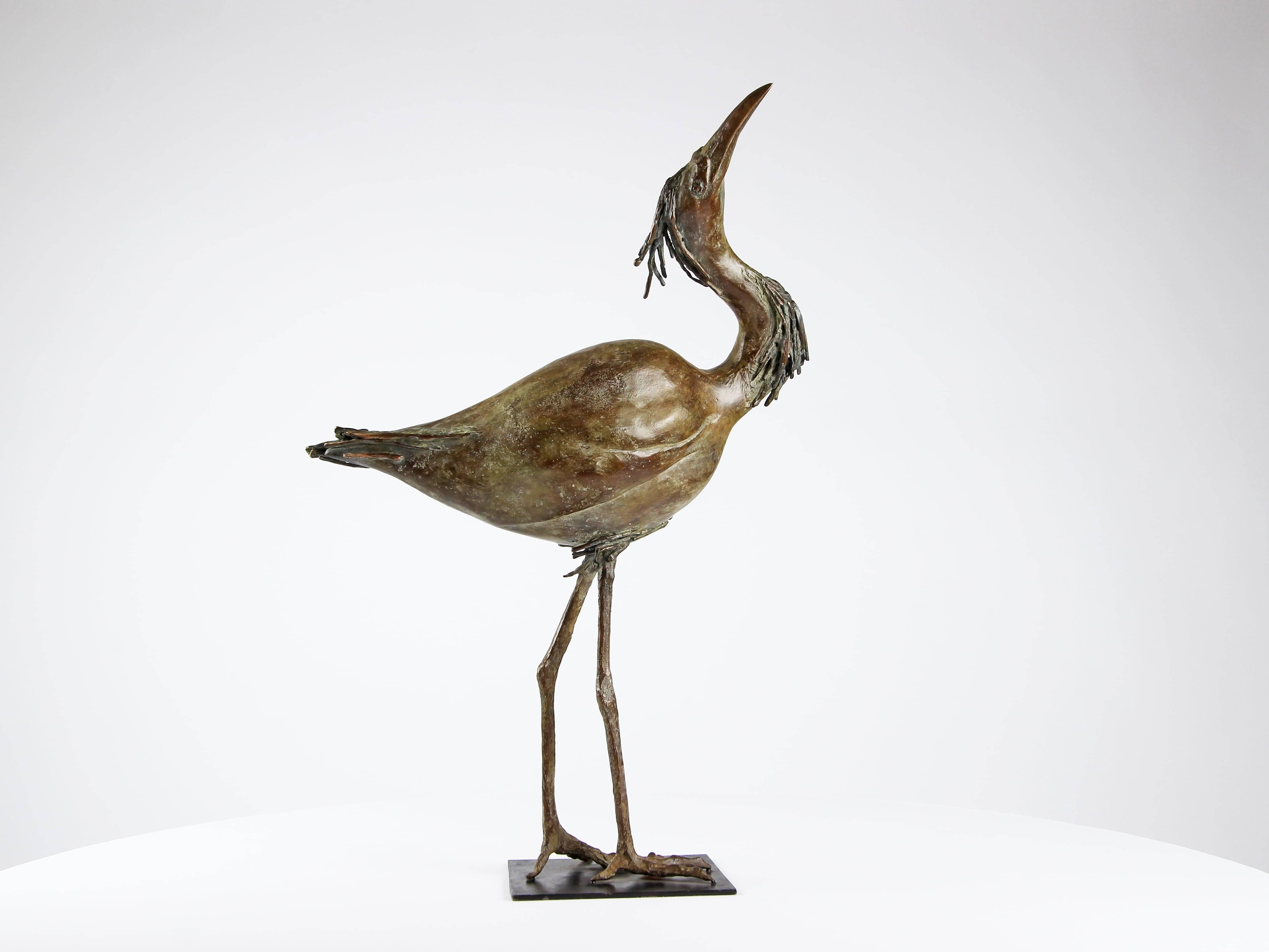 Egret est une sculpture en bronze unique de l'artiste contemporain Chésade, dont les dimensions sont de 60 × 21 × 42 cm (23,6 × 8,3 × 16,5 in). 
La sculpture est signée et accompagnée d'un certificat d'authenticité.

La sculpture de Chésade