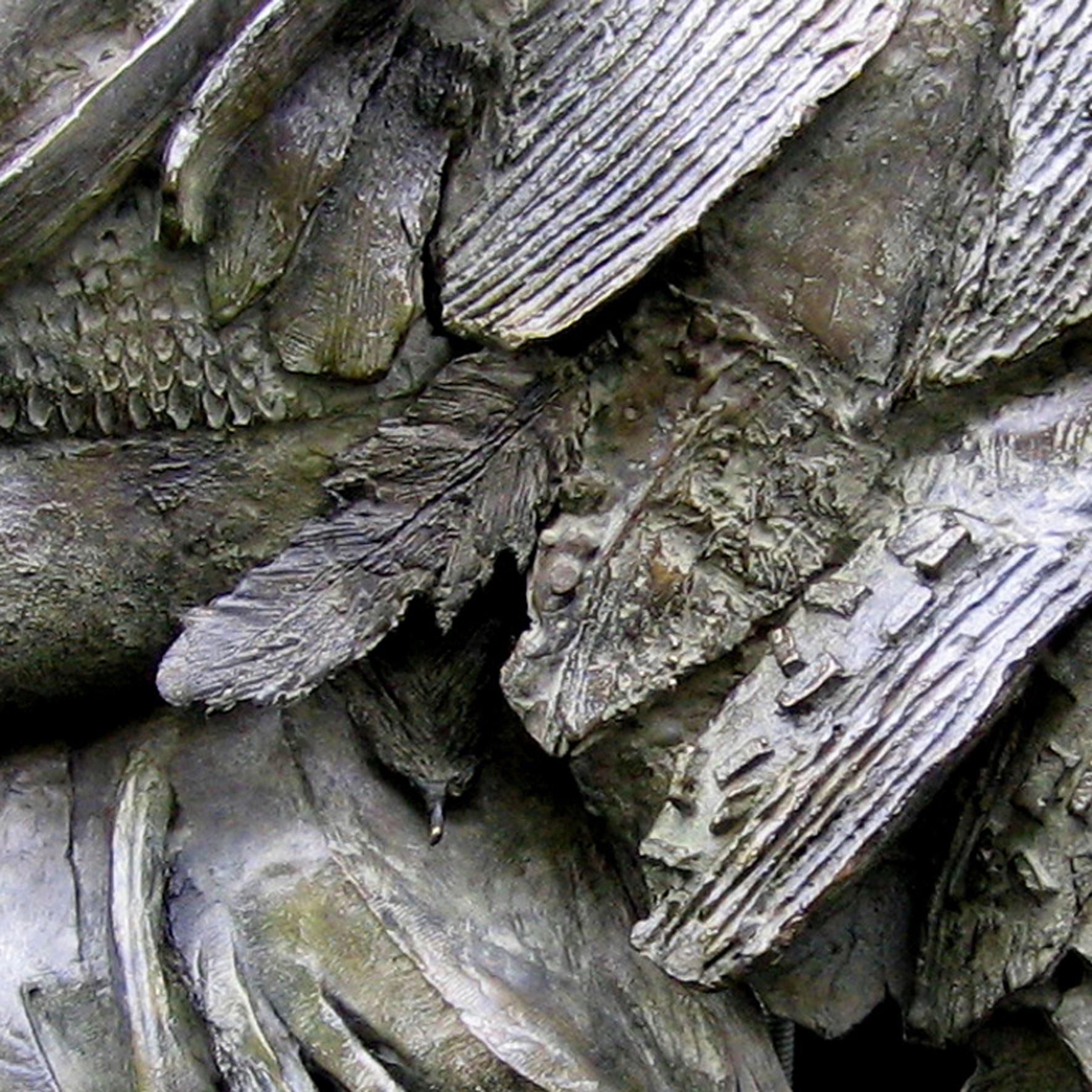 Envol par Chésade - Sculpture unique en bronze, art animalier, bernache, oiseau volant en vente 2