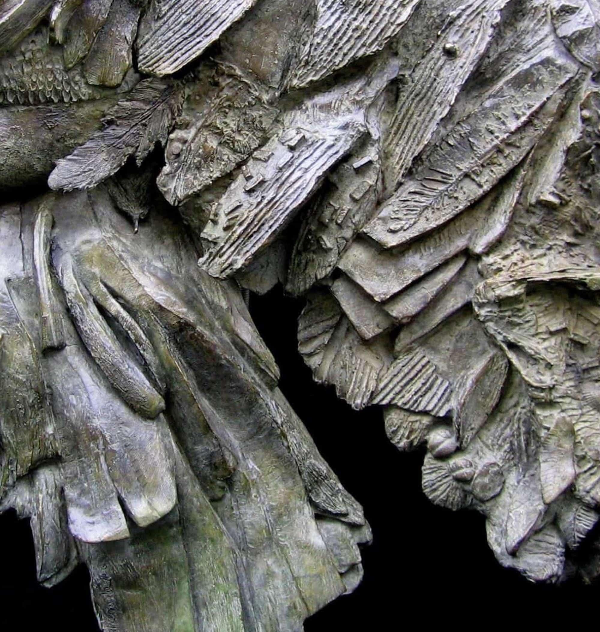 Envol par Chésade - Sculpture unique en bronze, art animalier, bernache, oiseau volant en vente 3