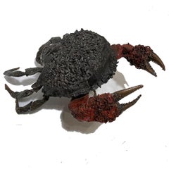 „Japanische Krabbe“ von Chésade – Einzigartige Bronzeskulptur, Tierkunst