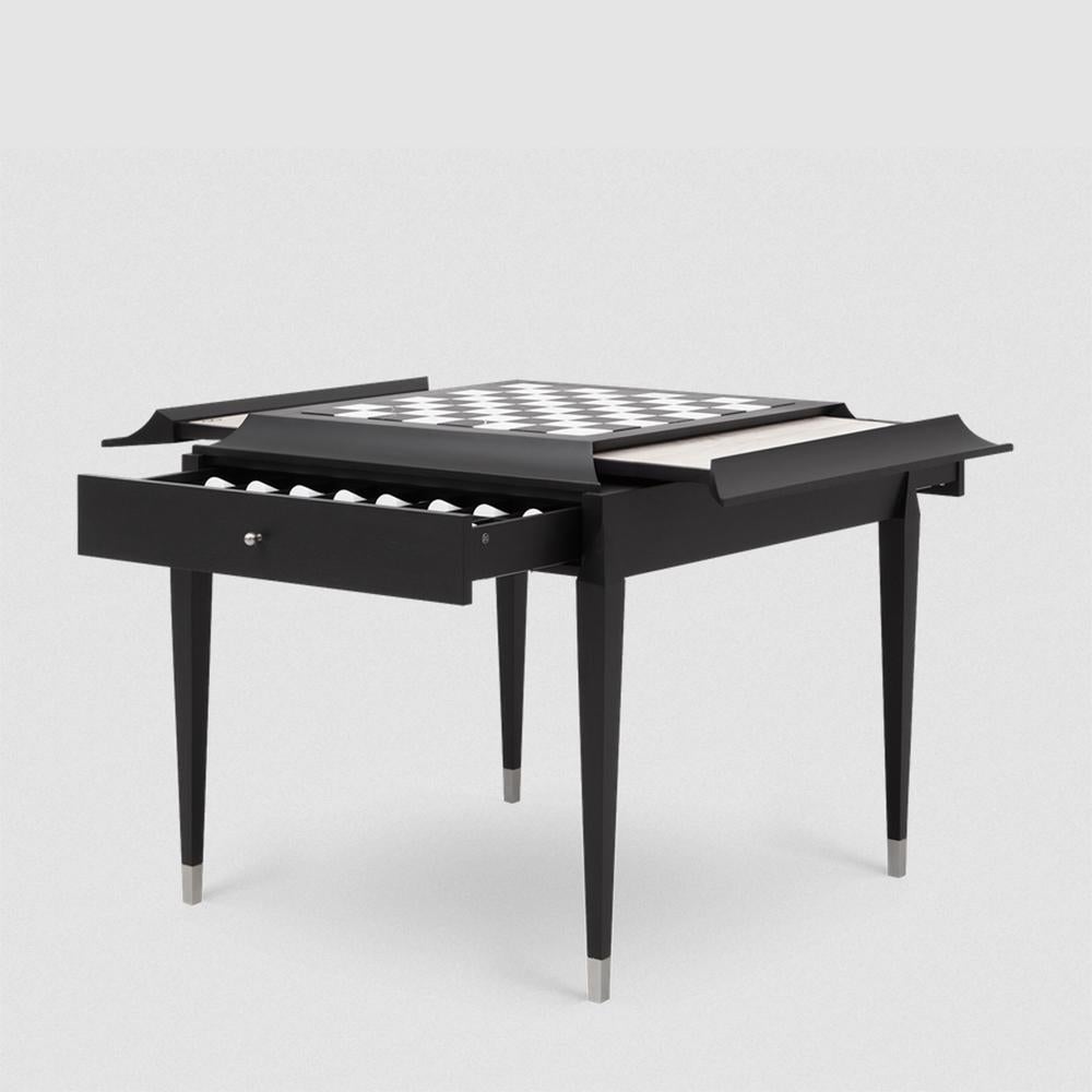 Anglais Table d'appoint noire en vente