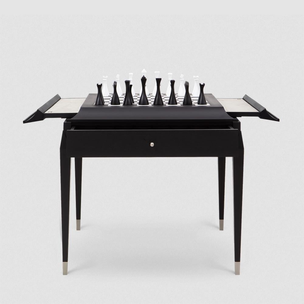 Nickel Table d'appoint noire en vente