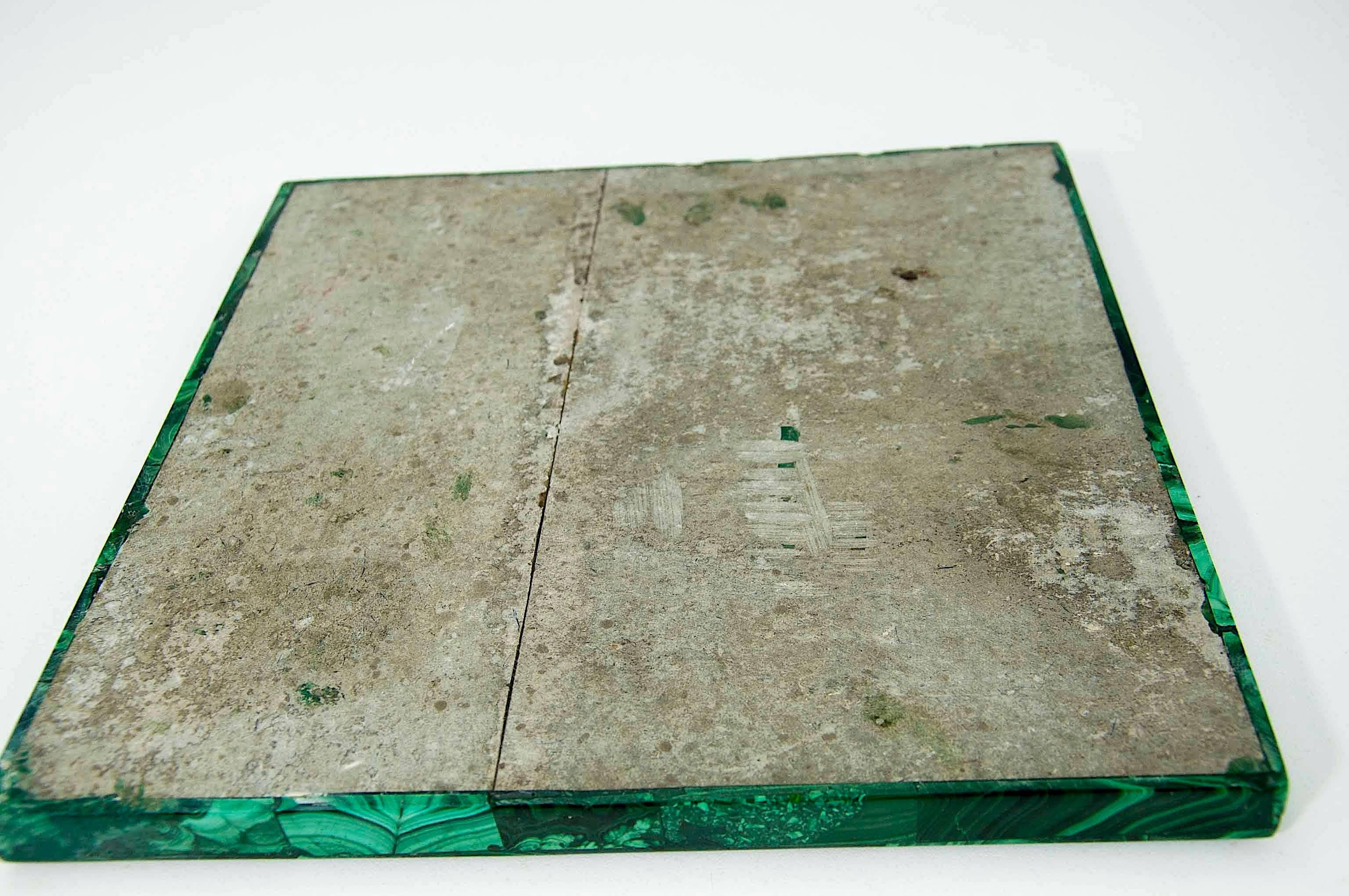 Chess Board in Malachite and Marble In Good Condition In Auribeau sur Siagne, FR