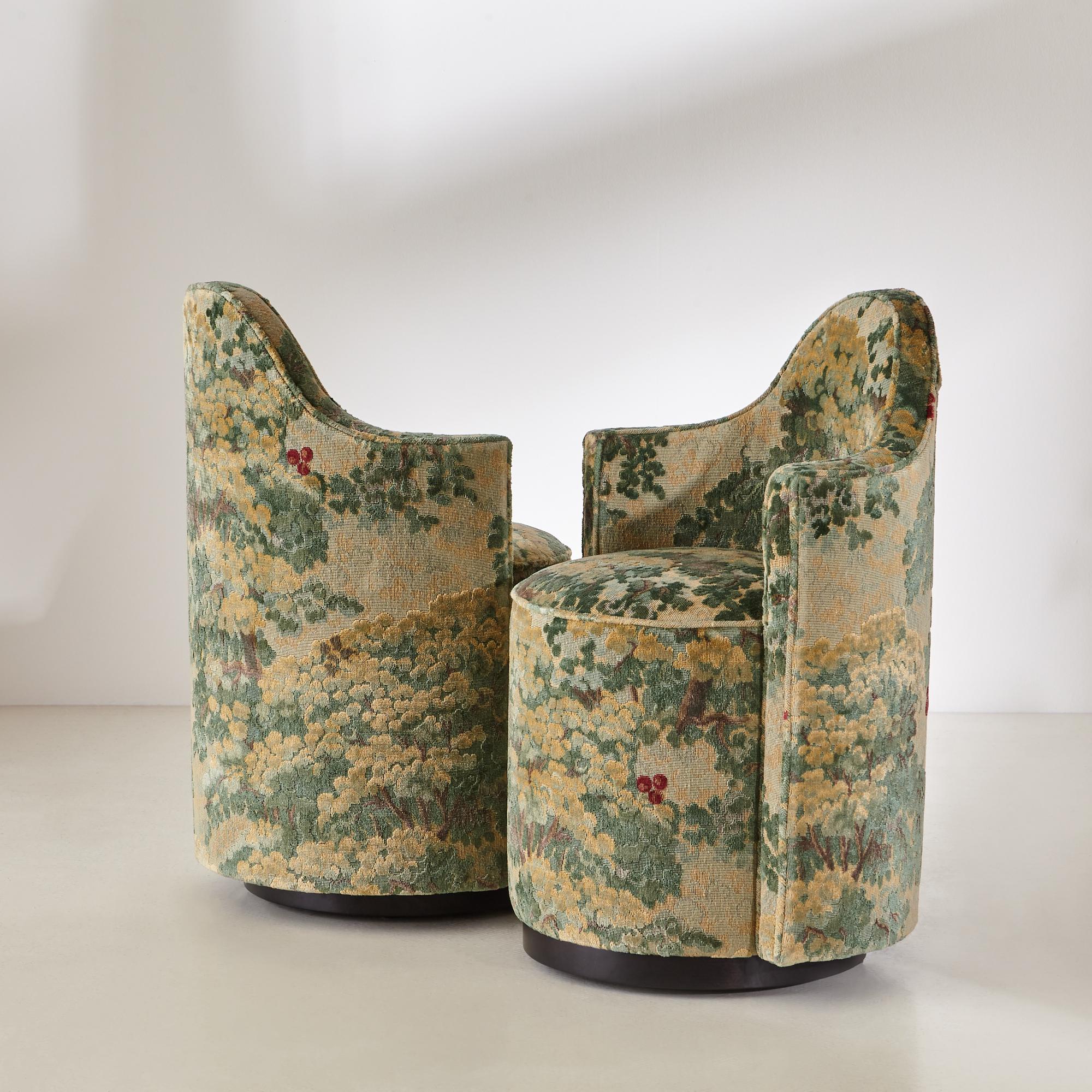 Chess Chair in Lee Jofa Fabric by Sister by Studio Ashby In Excellent Condition In London, GB