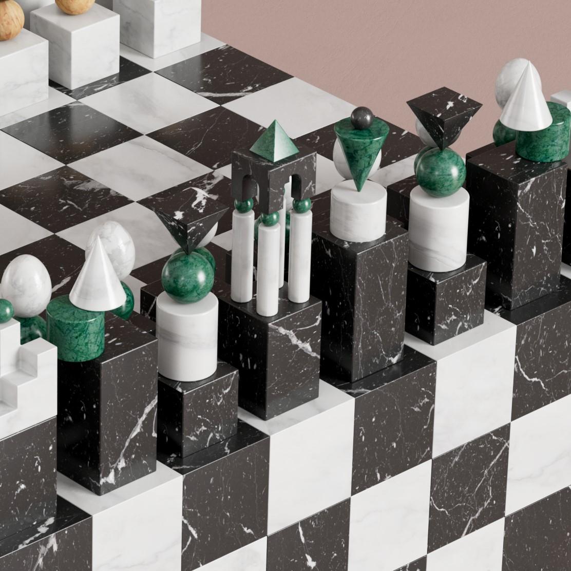 Post-Modern Chess Coffee Table 1 by Pilar Zeta