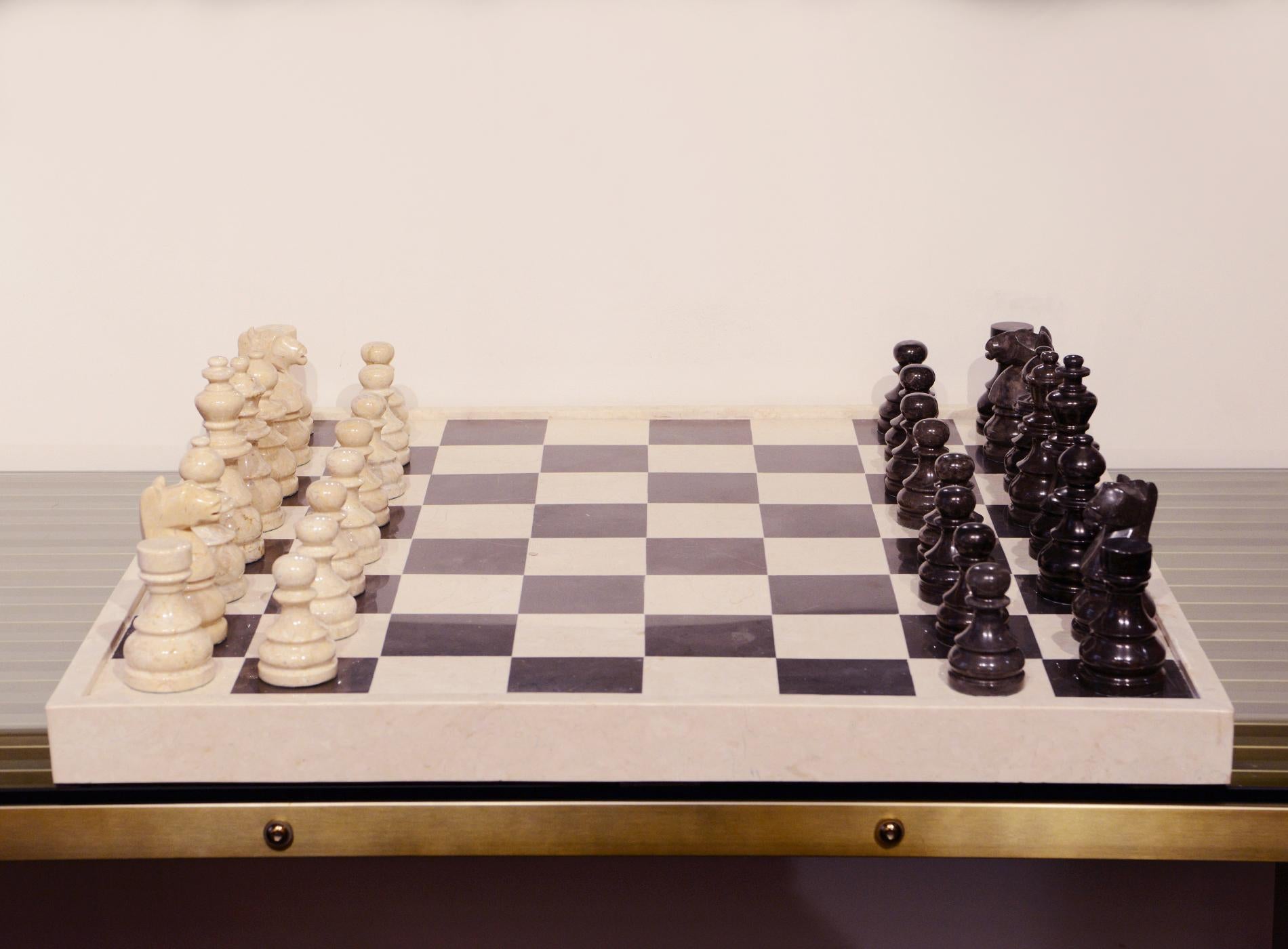 Chess Marble Game In New Condition For Sale In Paris, FR