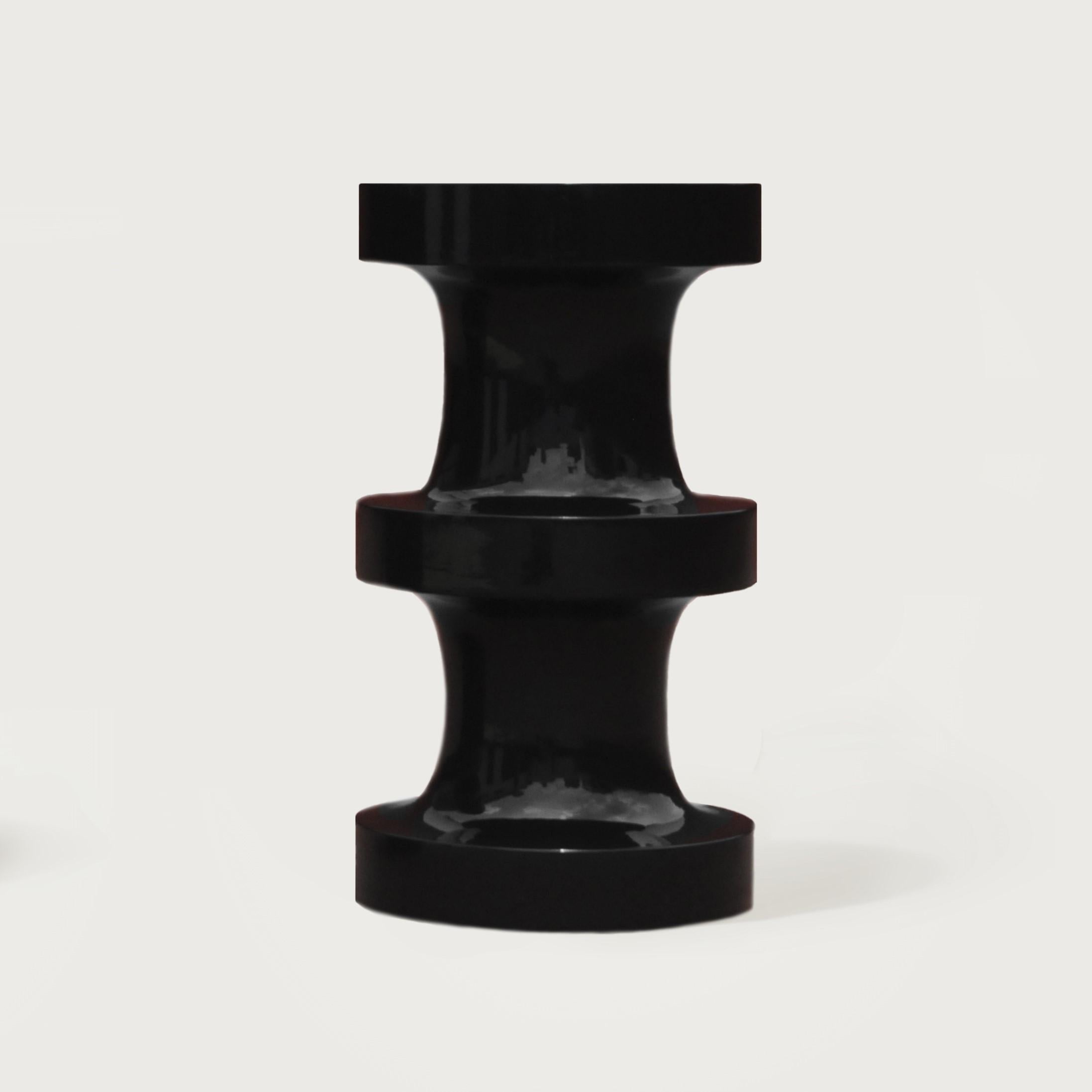 Modern Chess Piece Side Table by Panorammma For Sale