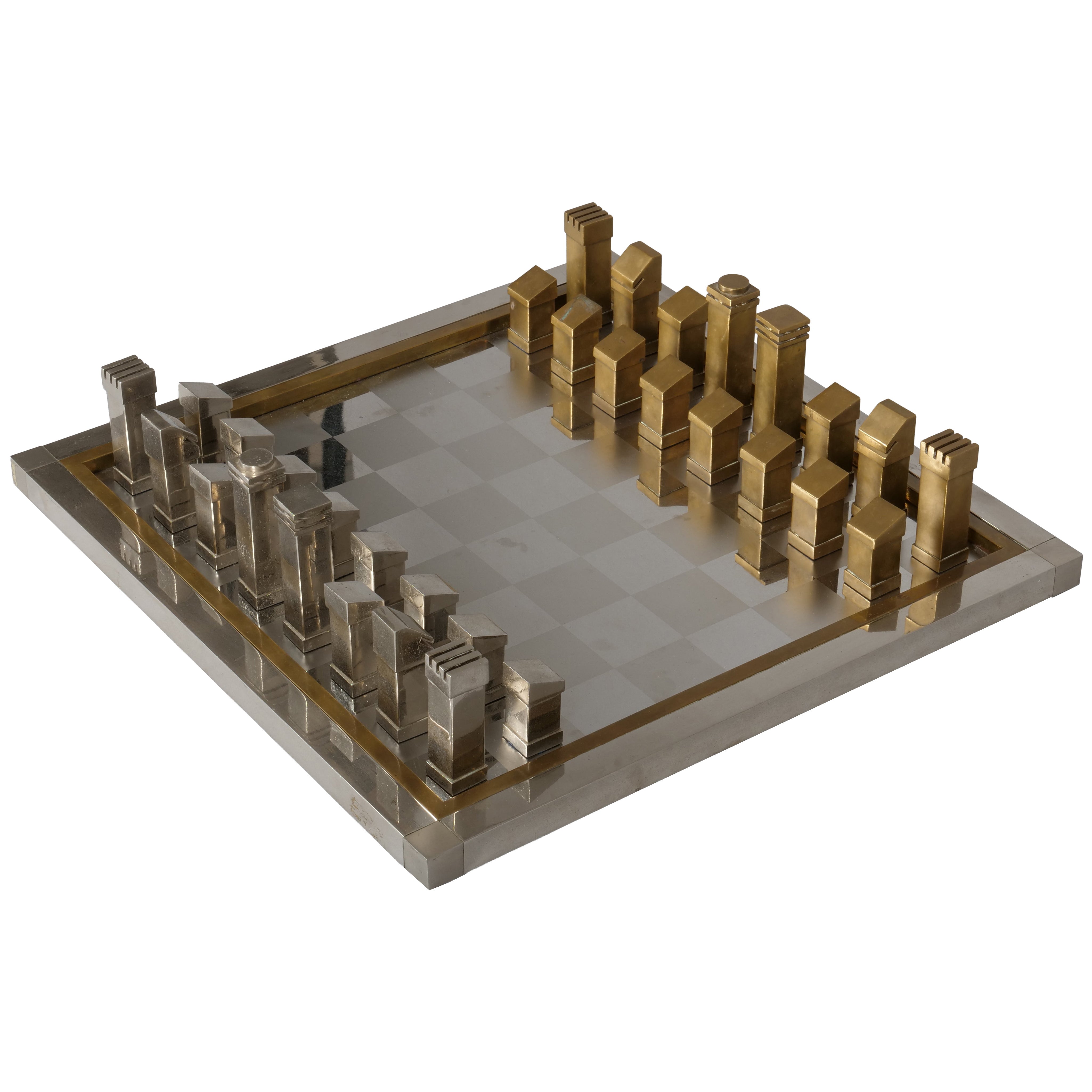 Chess set by Romeo Rega c1970