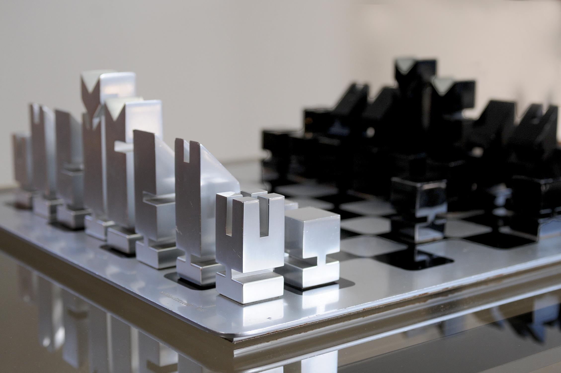 Chess Set by Walter and Moretti, No. 1 of Pre-Production, France, 1970 In Good Condition In Catonvielle, FR