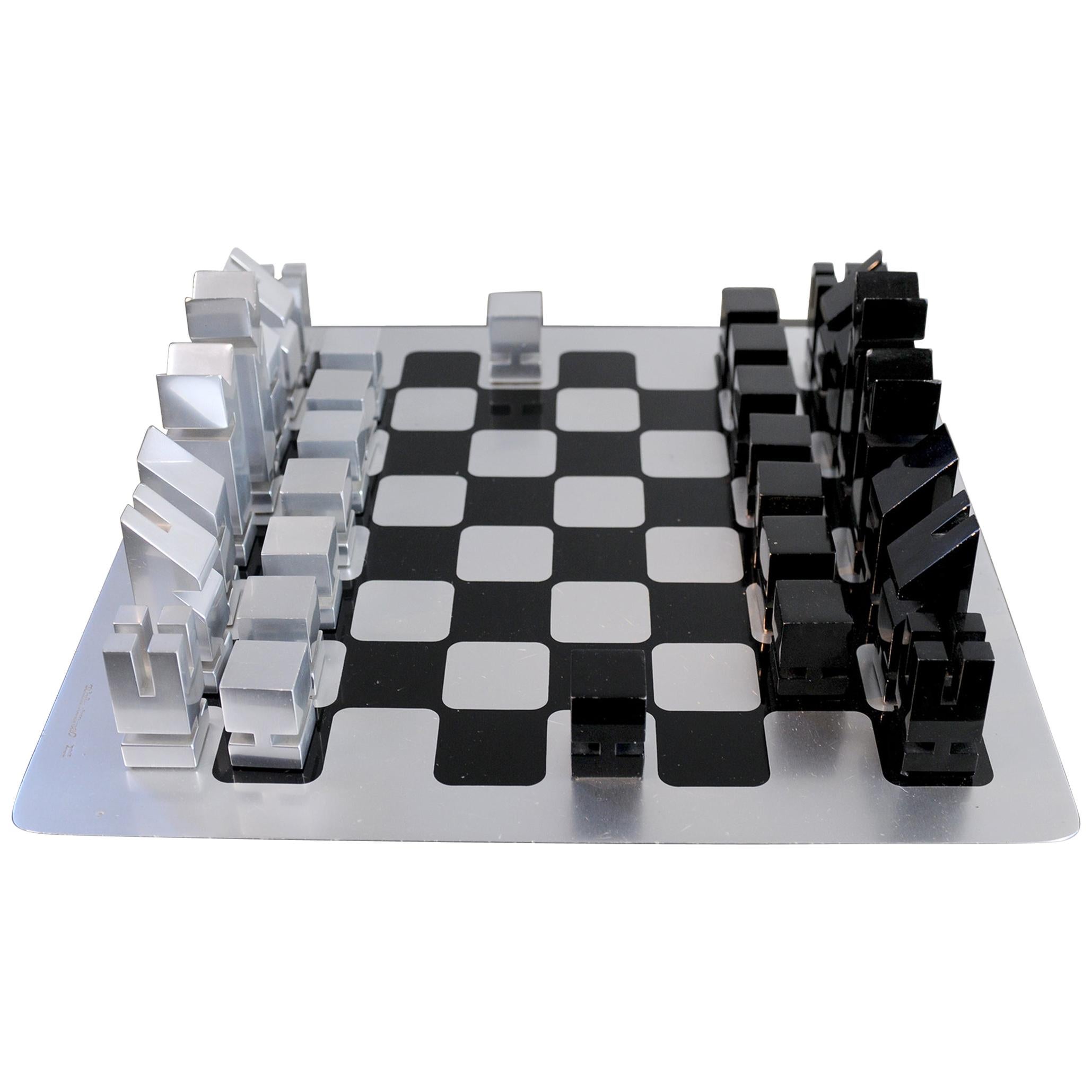 Chess Set by Walter and Moretti, No. 1 of Pre-Production, France, 1970