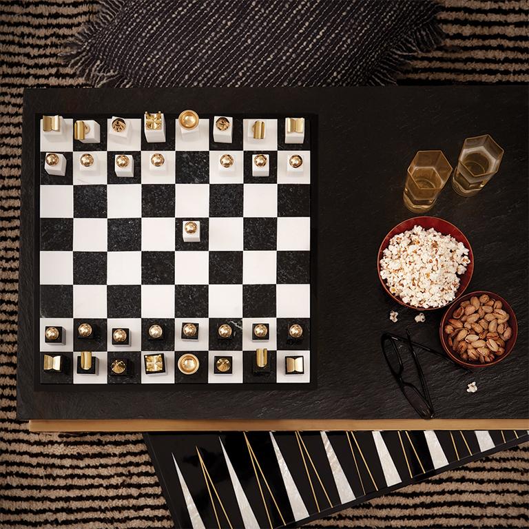 Contemporary Chess Set For Sale