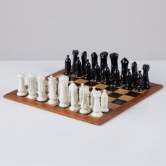 Chess Set with Ceramic Game Pieces