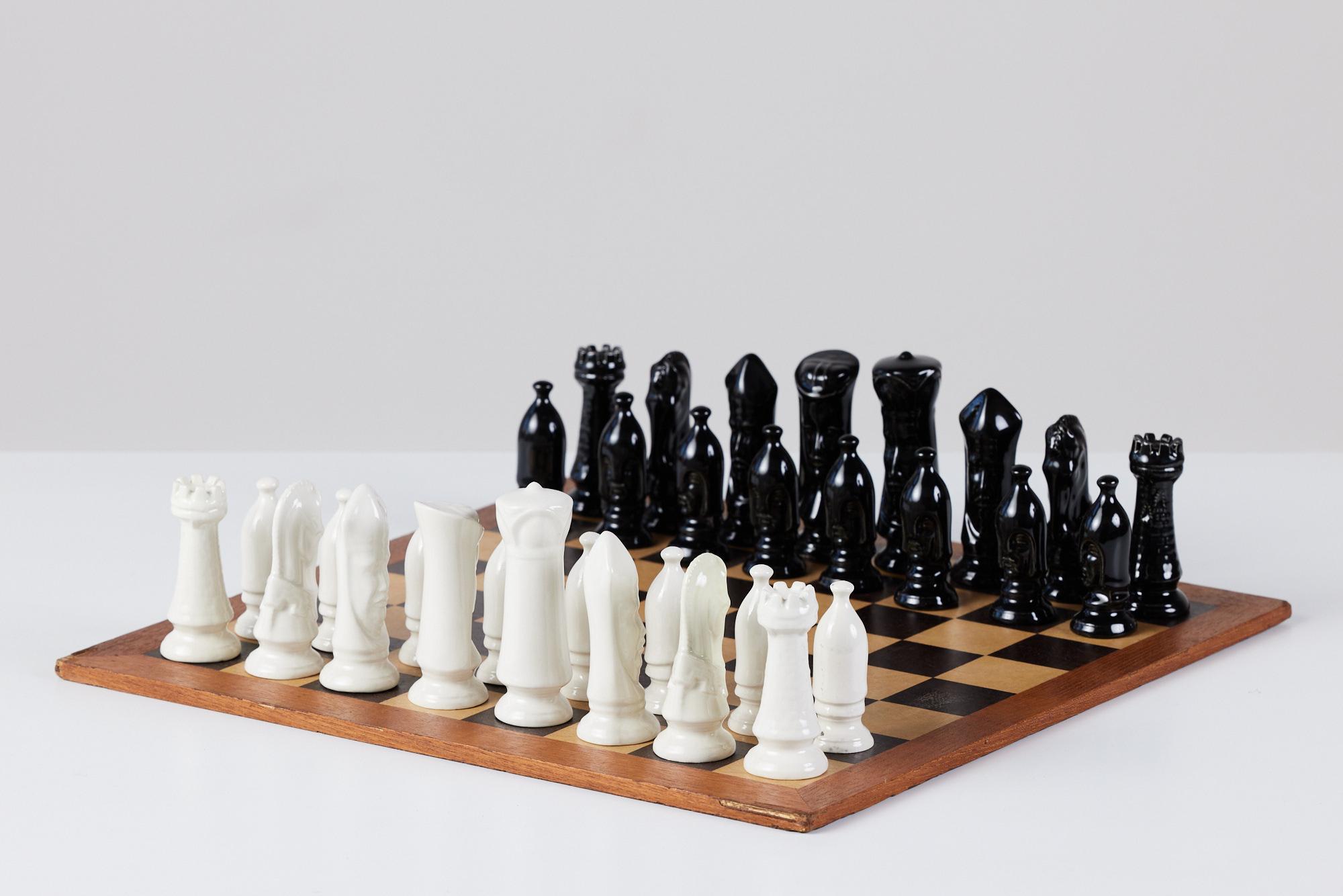 ceramic chess set