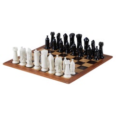 Chess Set with Ceramic Game Pieces