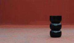 Chess Stool / Sculptural Side Table Convex