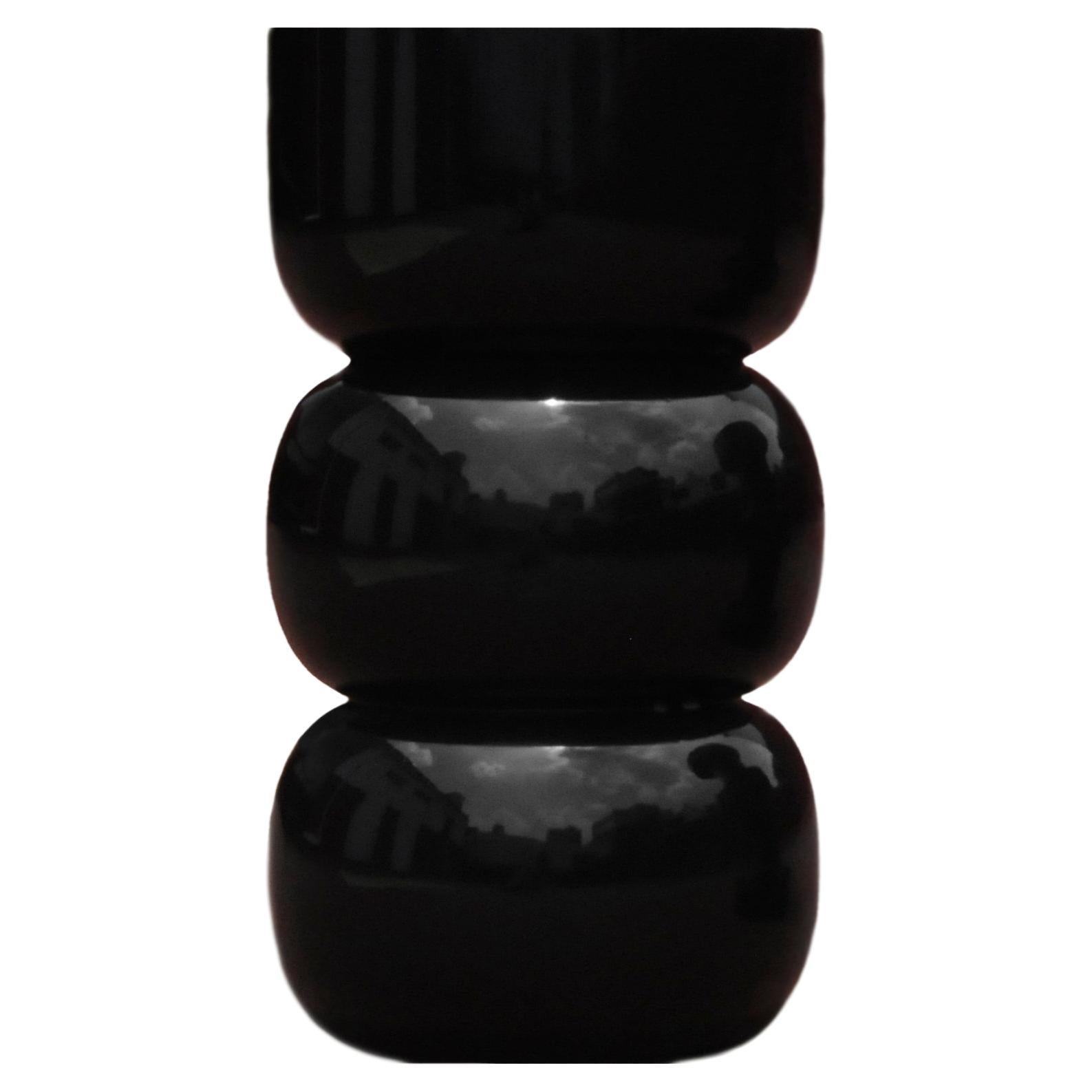 Tabouret d'échecs / Table d'appoint sculpturale convexe en vente