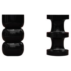 Sgabello a scacchi/ Tavolino scultoreo