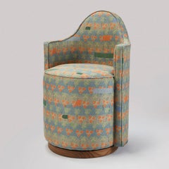 Chess Swivel Chair in Disa Lapis by Sister by Studio Ashby