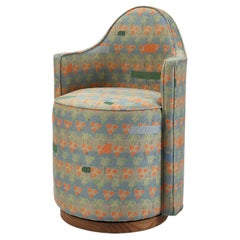 Chess Swivel Chair in Disa Lapis by Sister by Studio Ashby