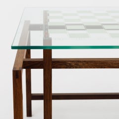 Chess Table in Rosewood by Henning Nørgaard