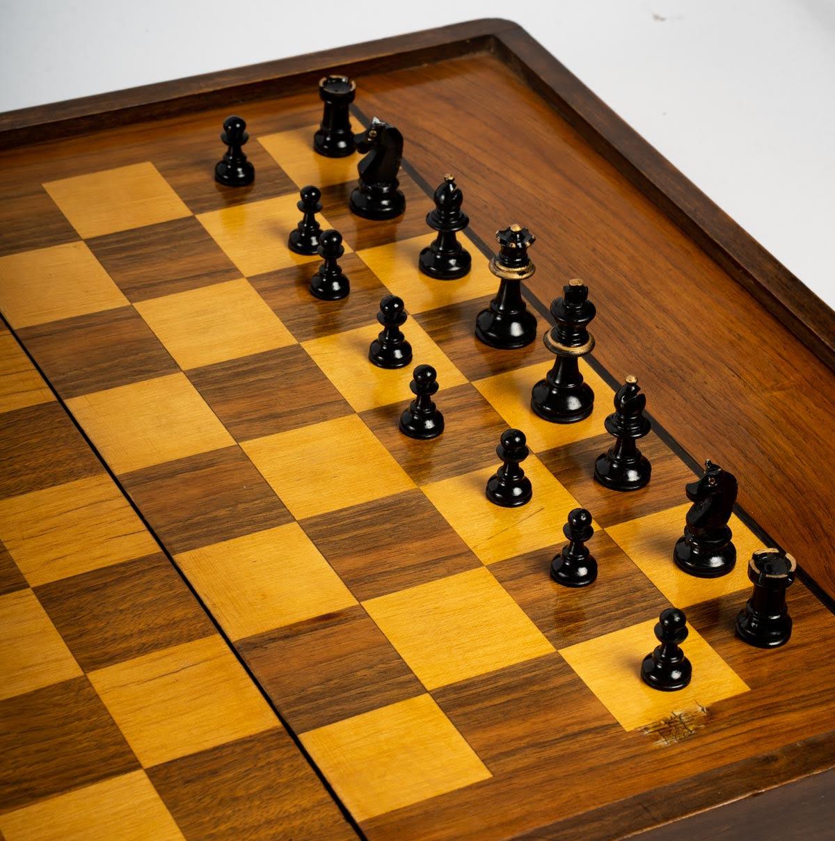 European Chessboard, Backgammon, 20th Century