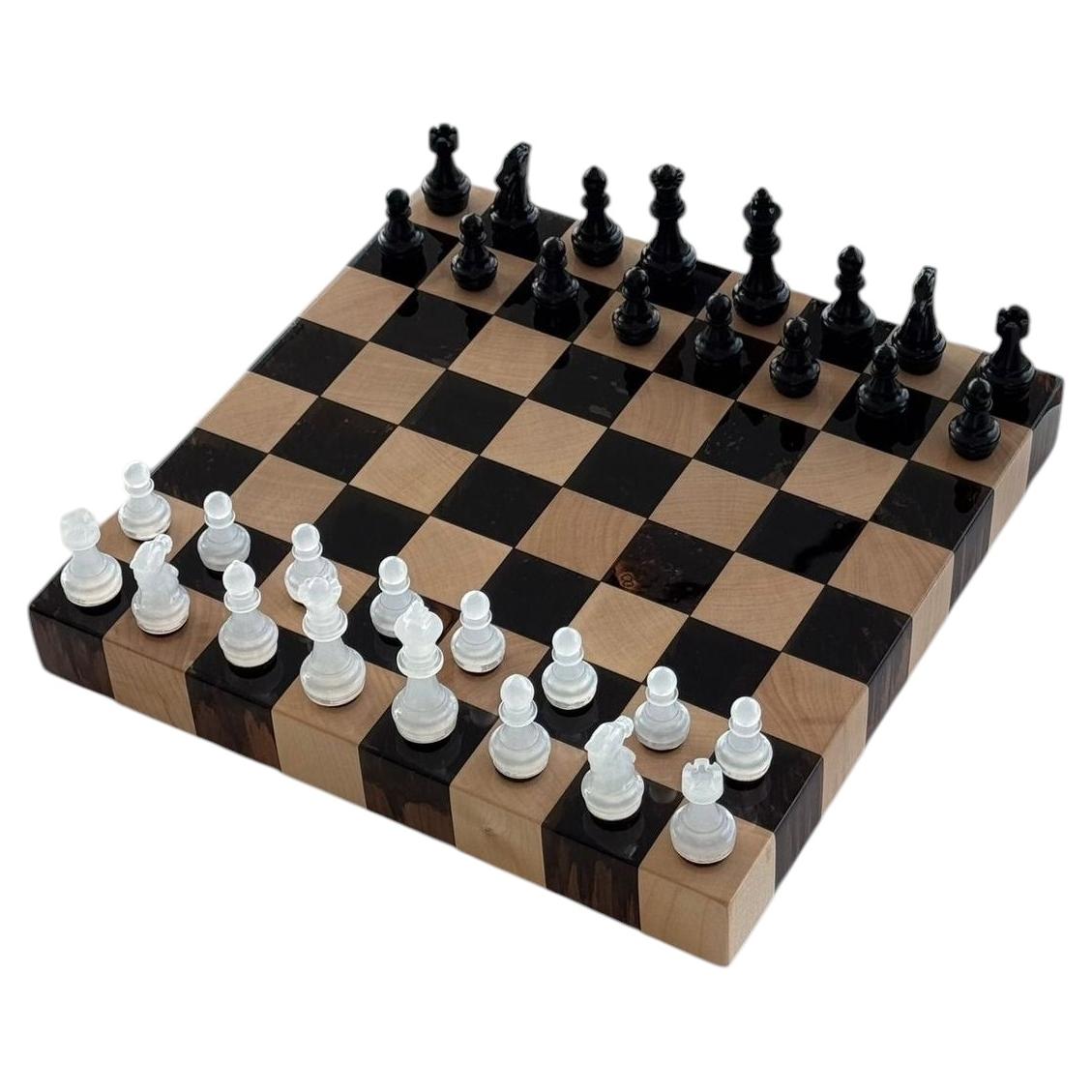 Chessboard Bois Déchiré Art Edition by Meubles Thouret For Sale