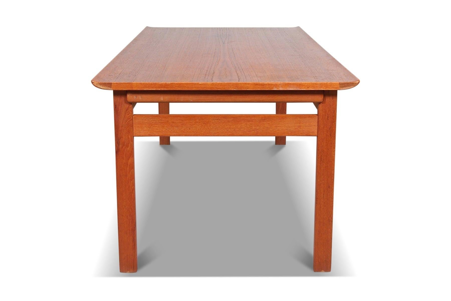 Mid-Century Modern Chessboard Coffee Table in Teak by Edvard + Tove Kindt Larsen For Sale