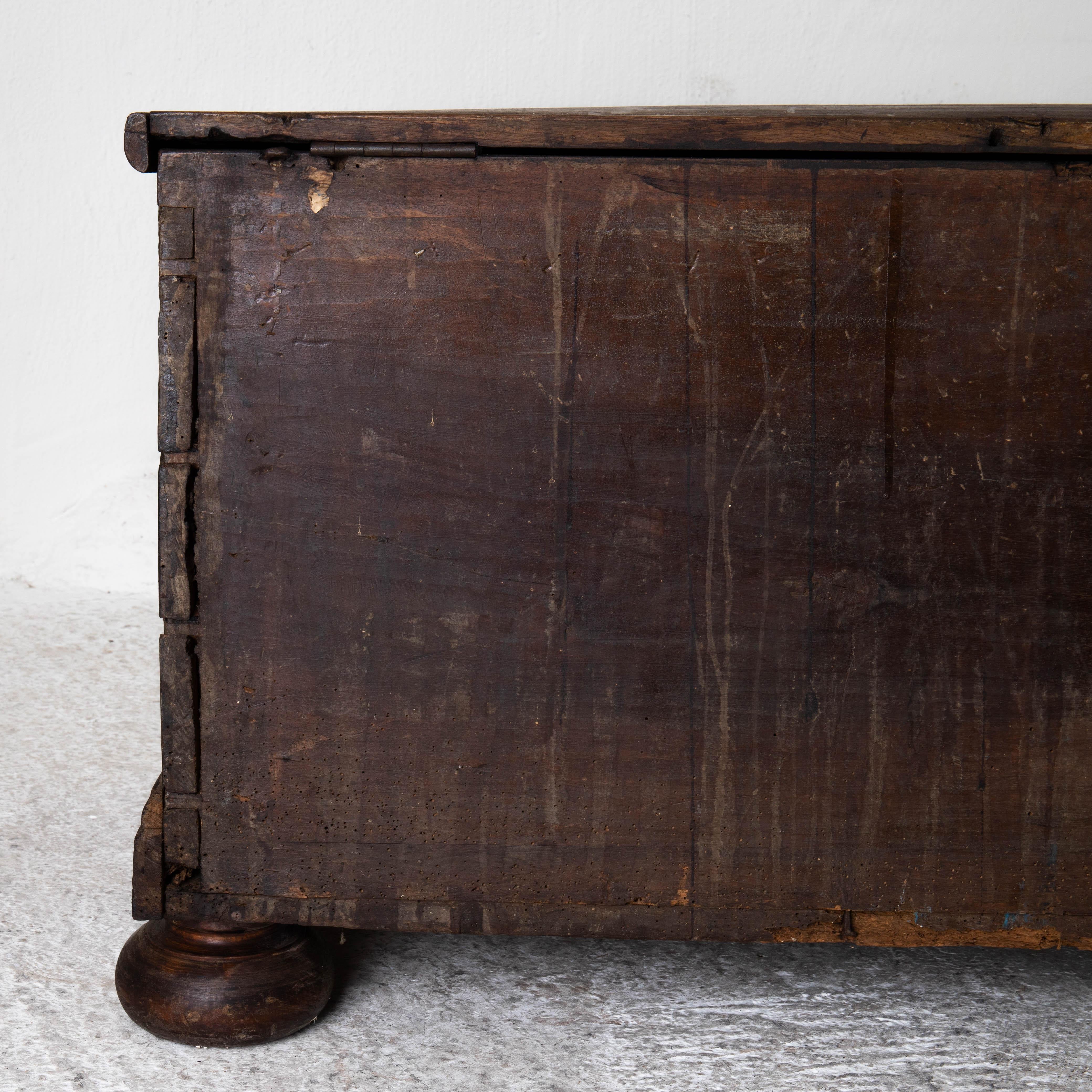 Chest Blanket Swedish Baroque 18th Century Wood, Sweden 7