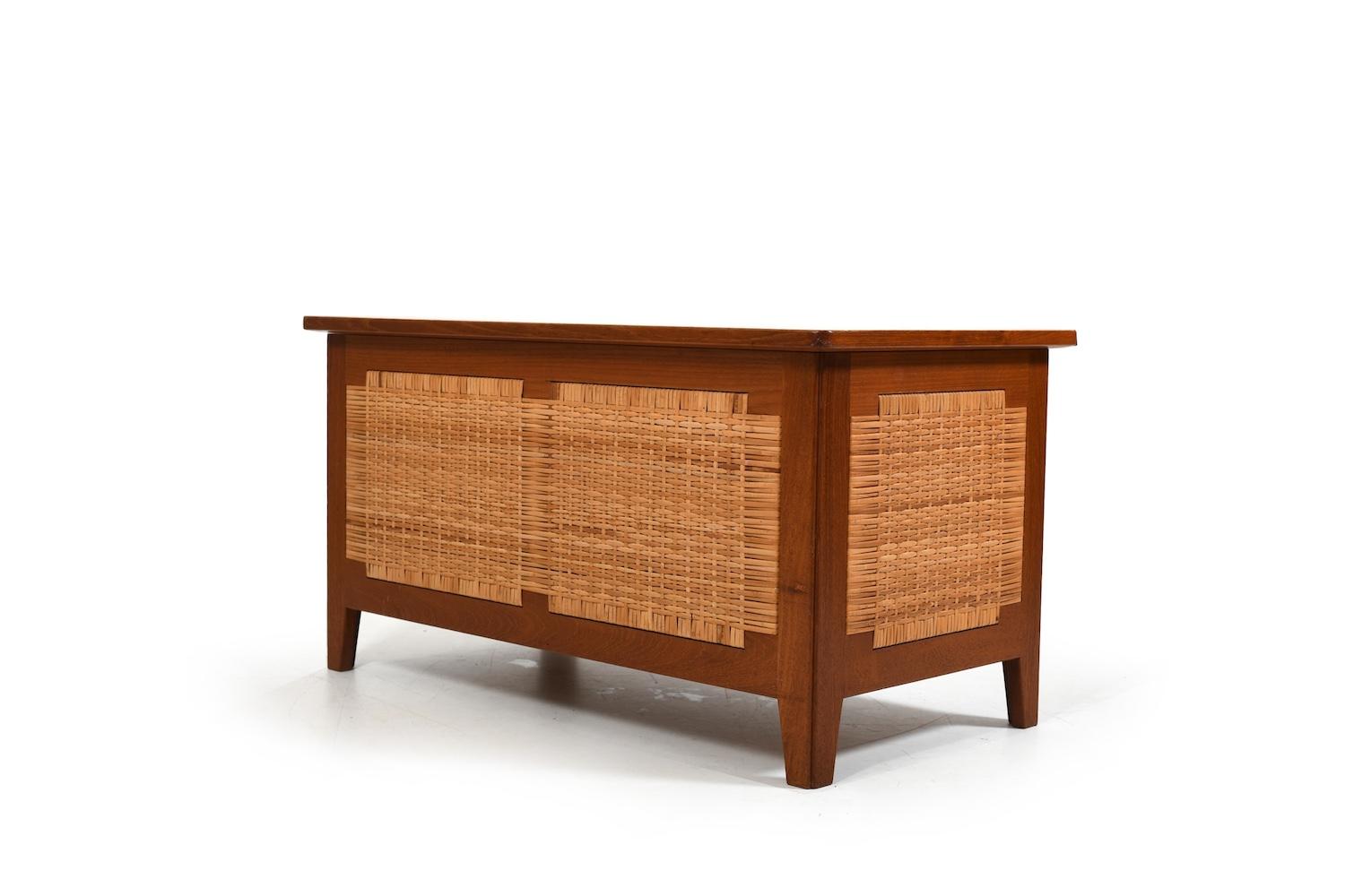 Canne Coffre par Kai Winding pour Poul Hundevad Danemark années 1960. en vente
