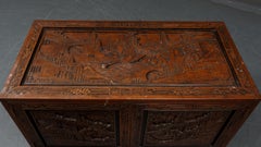 Chest, China, Camphor Wood Richly Carved