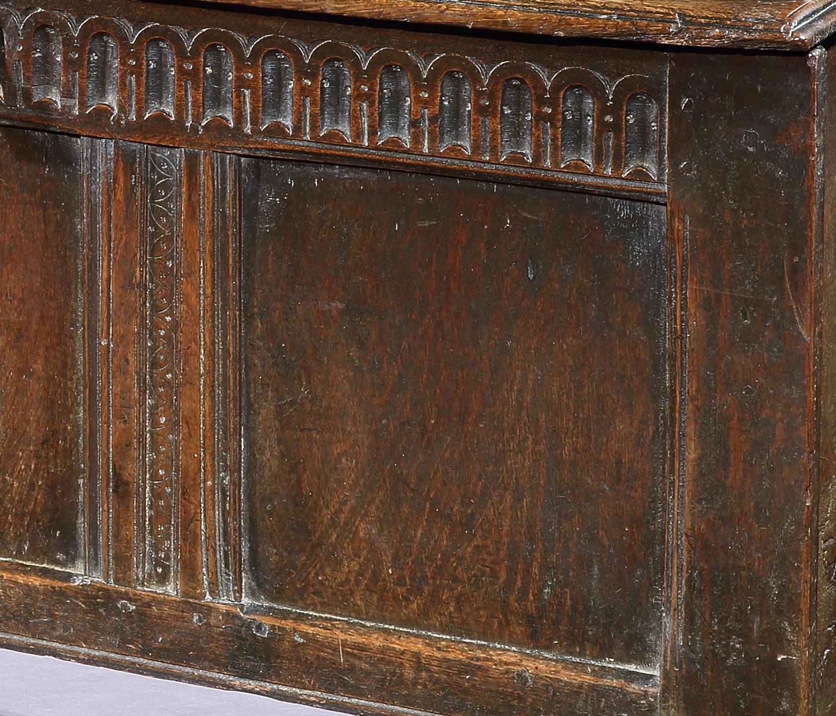 Charles II Chest, Coffer, 17 Century, English, Oak, John Butler Yeats, William Butler Yeats