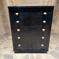 Chest Drawers Tall Dresser Attributed to Paul Frankl for Johnson Furniture