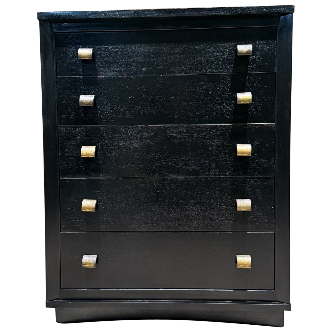 Cómoda alta atribuida a Paul Frankl para Johnson Furniture en venta
