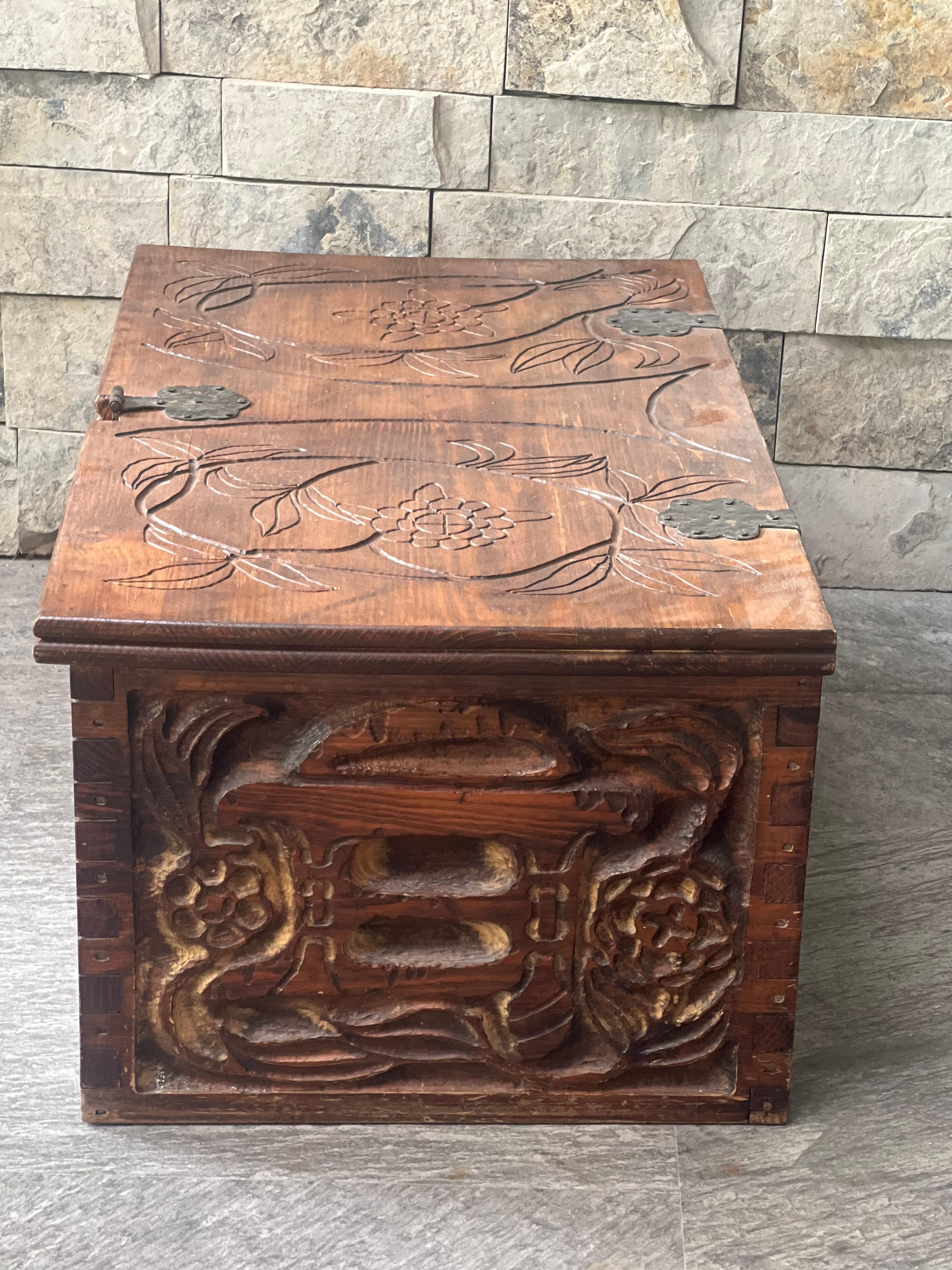 Spanish Colonial Chest F15 by Don Shoemaker For Sale