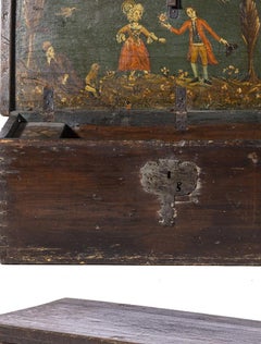 Chest made of sucupira wood - 17th century