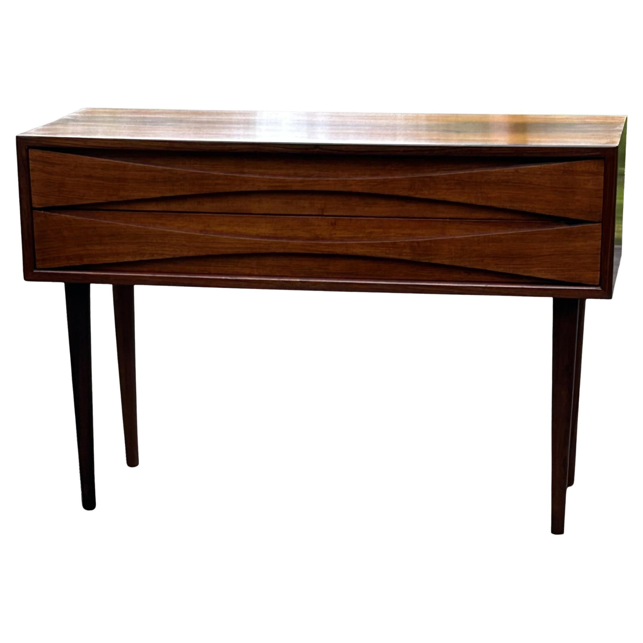 Chest Of 2 Drawers By Neils Clausen In Santos Rosewood For Sale