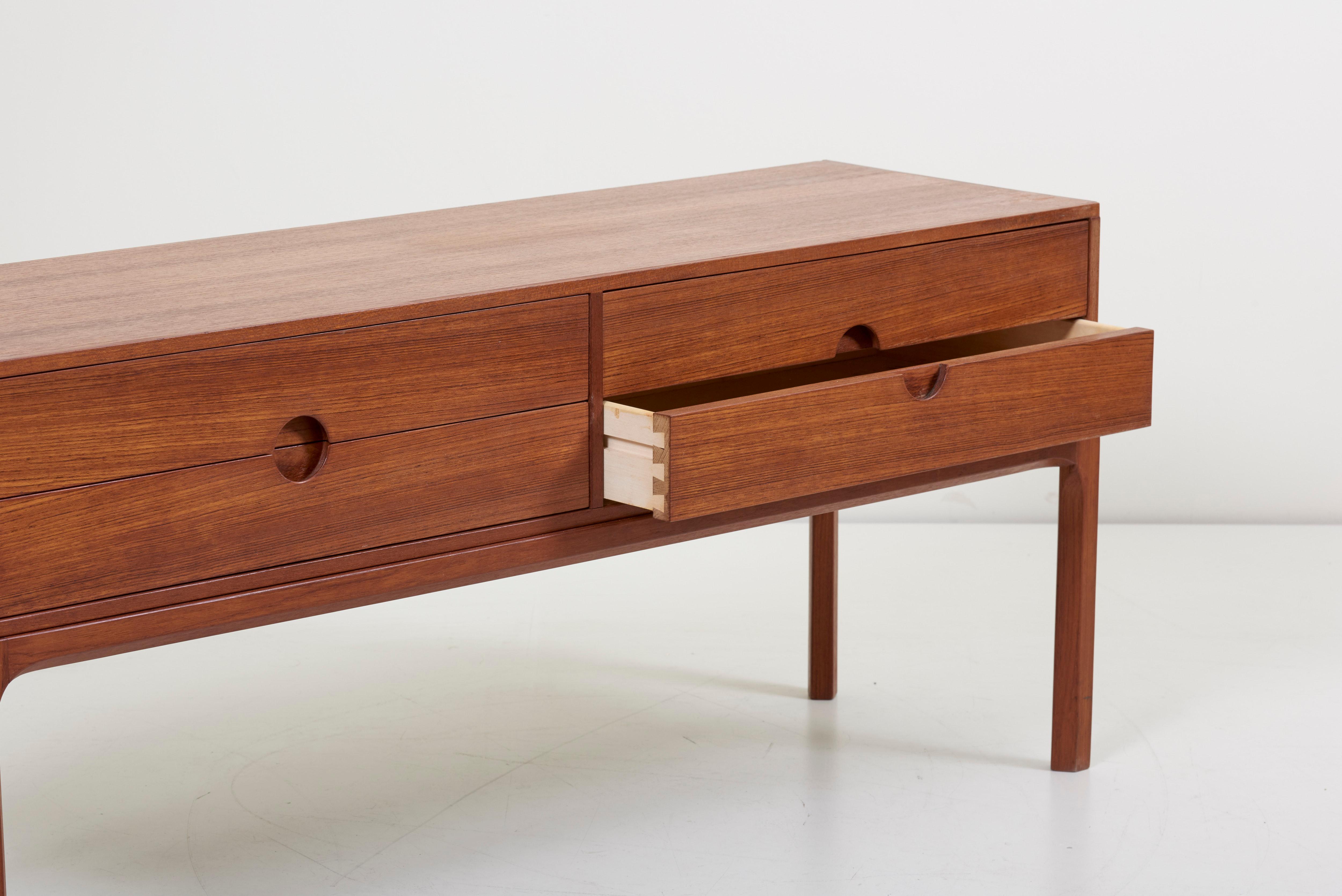 Chest of drawers #1394 in Teak by Kai Kristiansen for Aksel Kjersgaard, Denmark 5