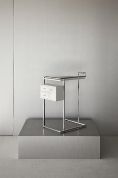 Chest of drawers and dressing table ClassiCon Petite Coiffeuse Eileen Gray White