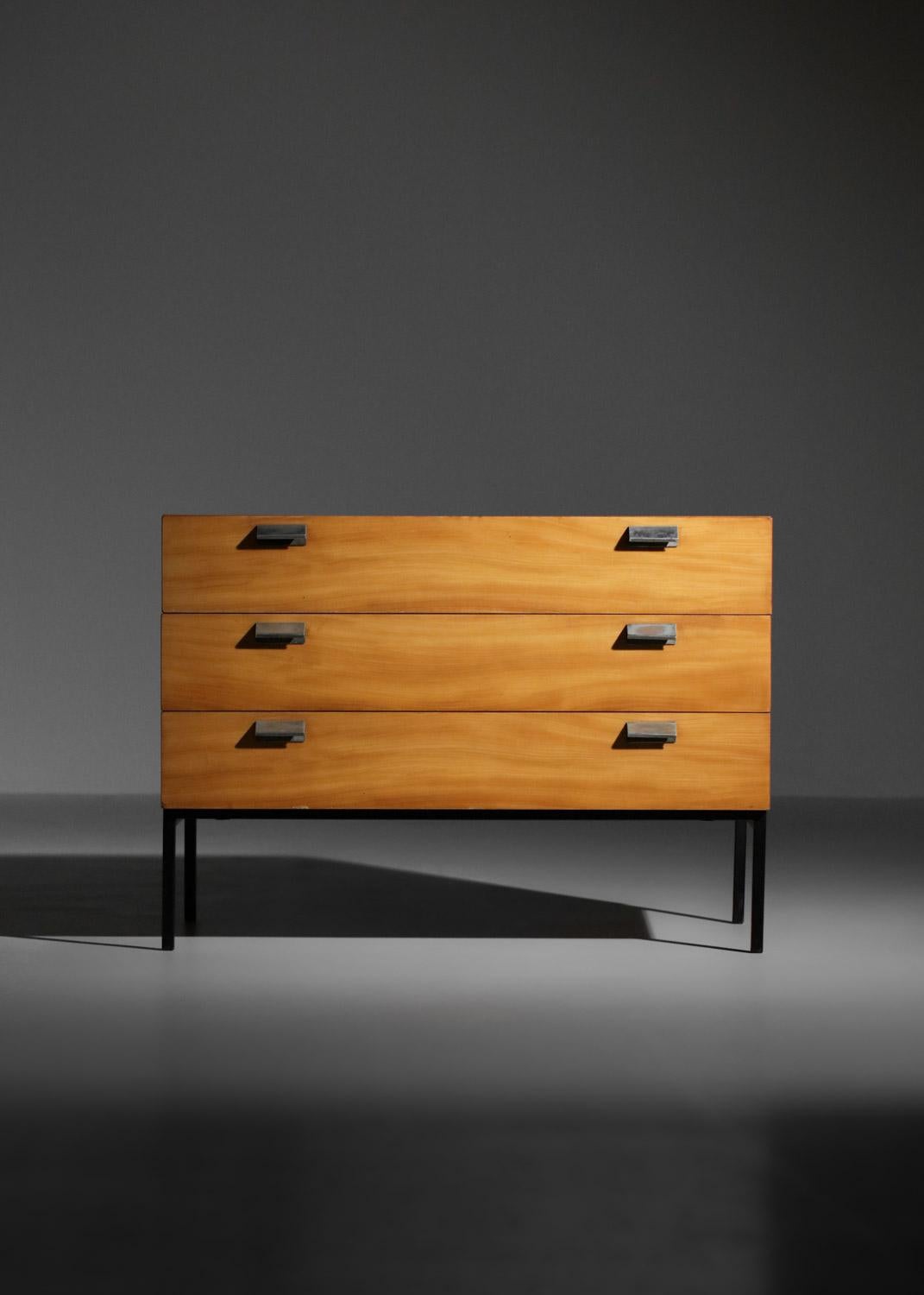 Mid-Century Modern Commode André Monpoix Modèle 812 pour Meuble TV, années 1960