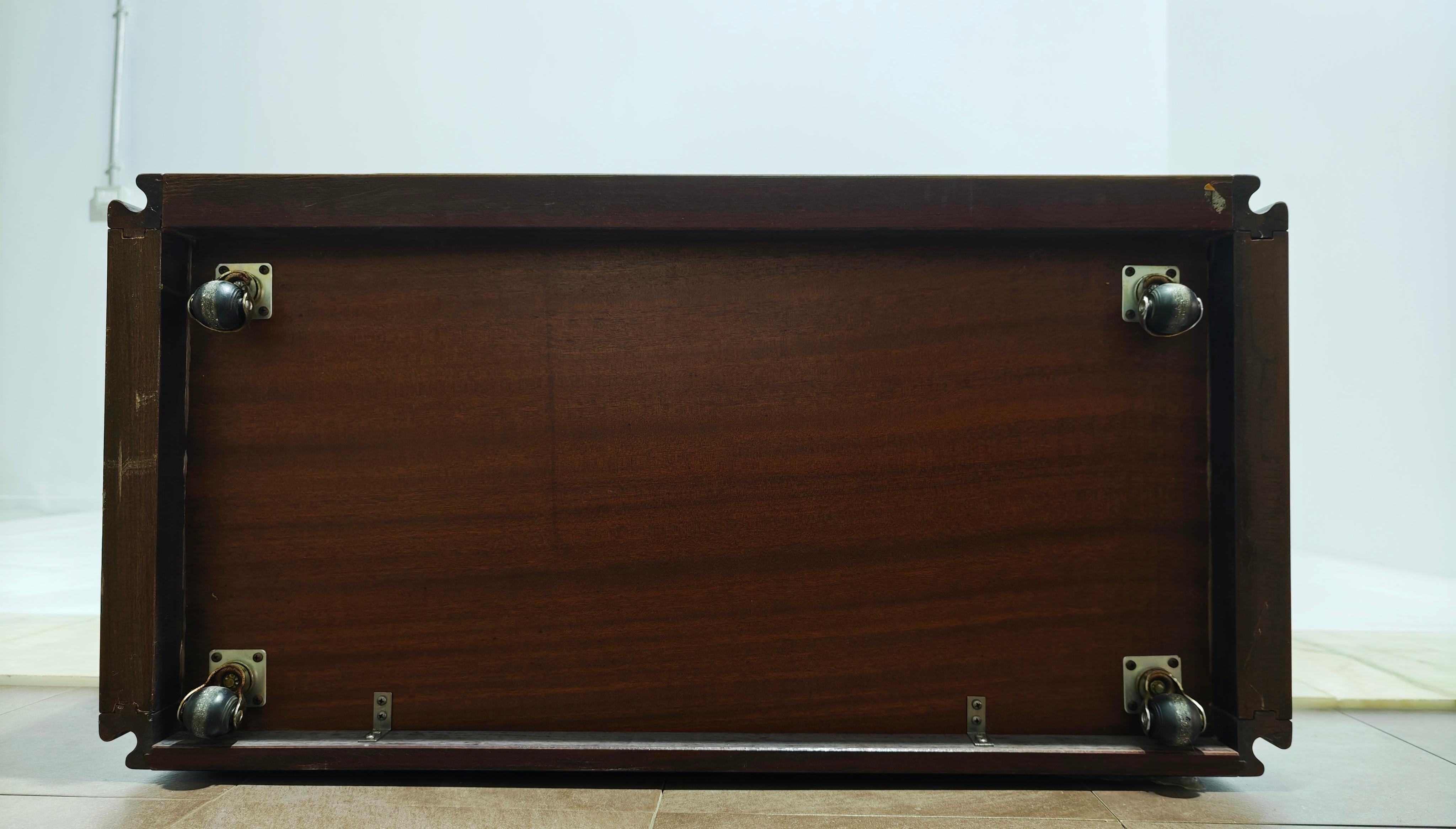 Cassettiera Angelo Mangiarotti per Molteni 4D Legno Marmo Metà Anni '60 in vendita 10