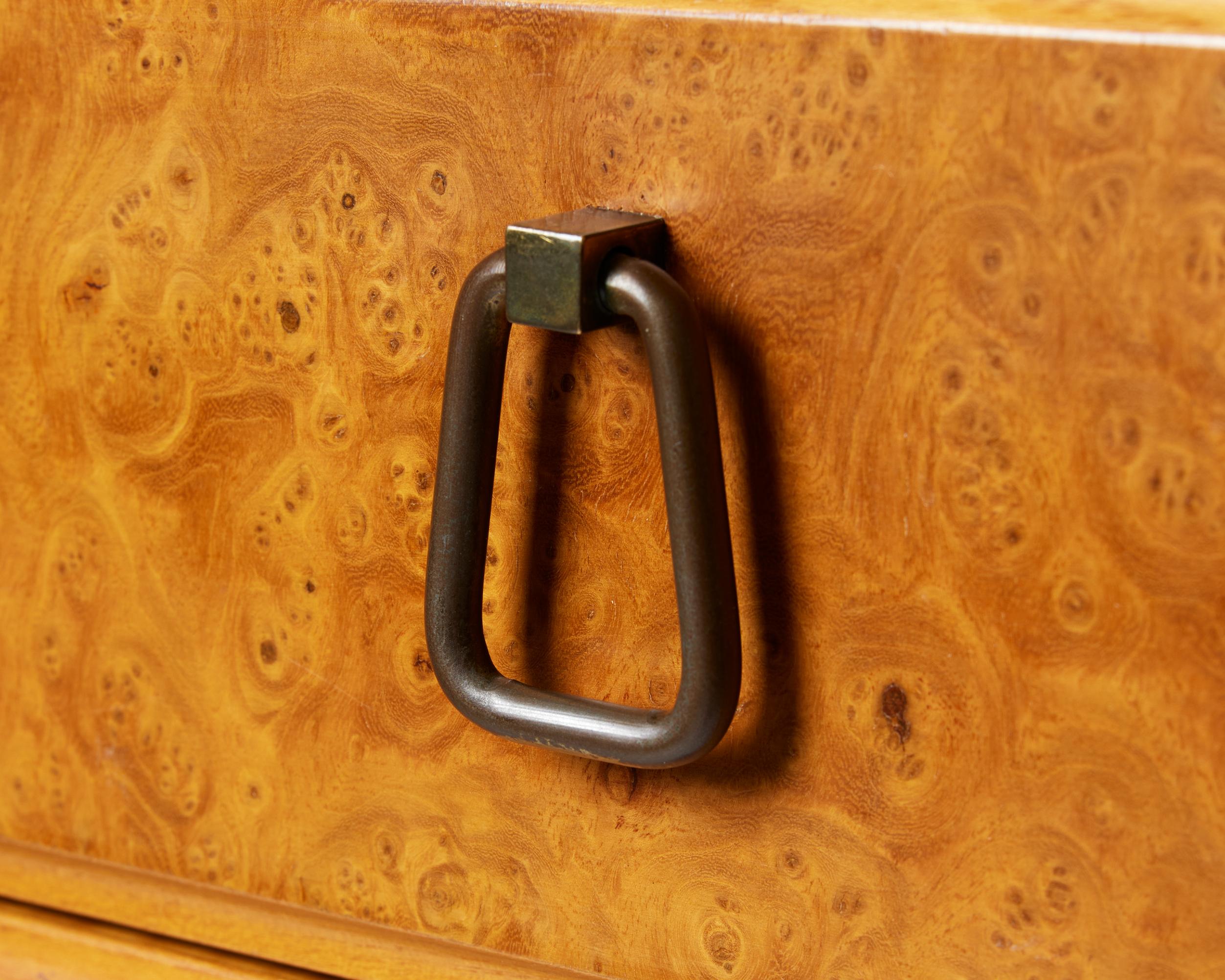 Elm Chest of drawers model 146 designed by Carl-Axel Acking from the 1940s 4