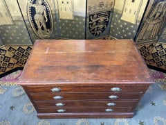 Cómoda - Armario antiguo de madera de pino, circa 1900