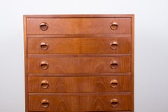 Chest of drawers, Argentier, Danish Teak, 5 drawers, by Kai Kristiansen 1960.