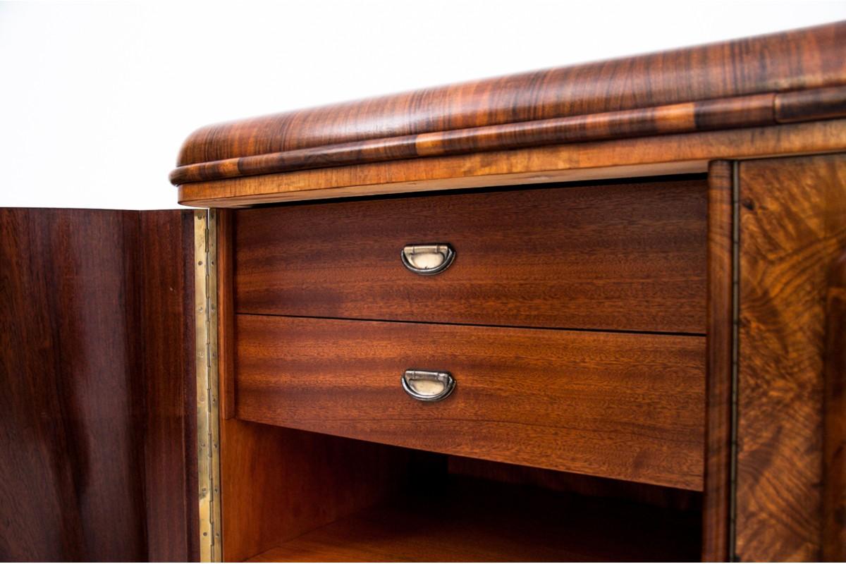 Chest of drawers - Art Deco buffet, Poland, 1930s In Good Condition In Chorzów, PL
