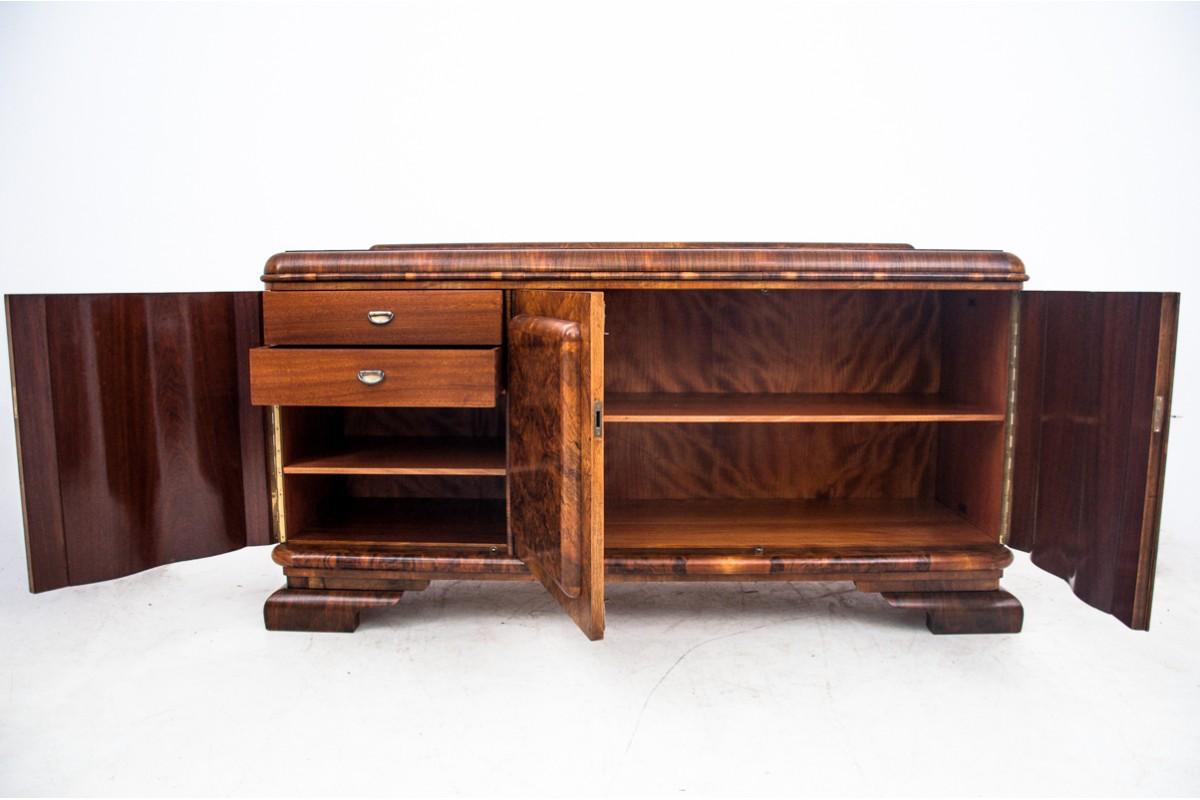 Mid-20th Century Chest of drawers - Art Deco buffet, Poland, 1930s