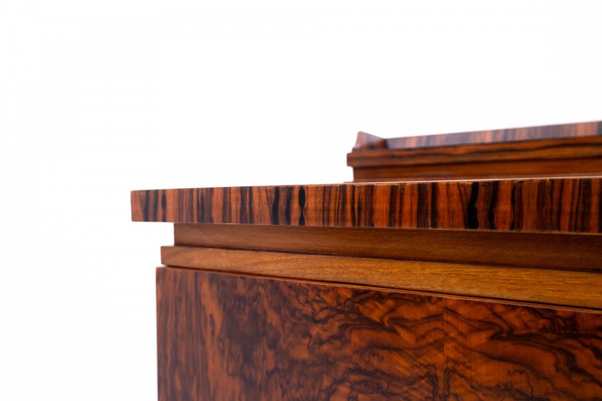Chest of drawers - Art Deco buffet, Poland, 1940s. For Sale 6