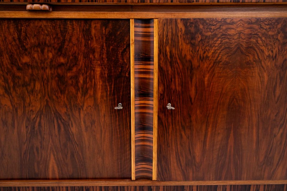 Chest of drawers - Art Deco buffet, Poland, 1940s. For Sale 7