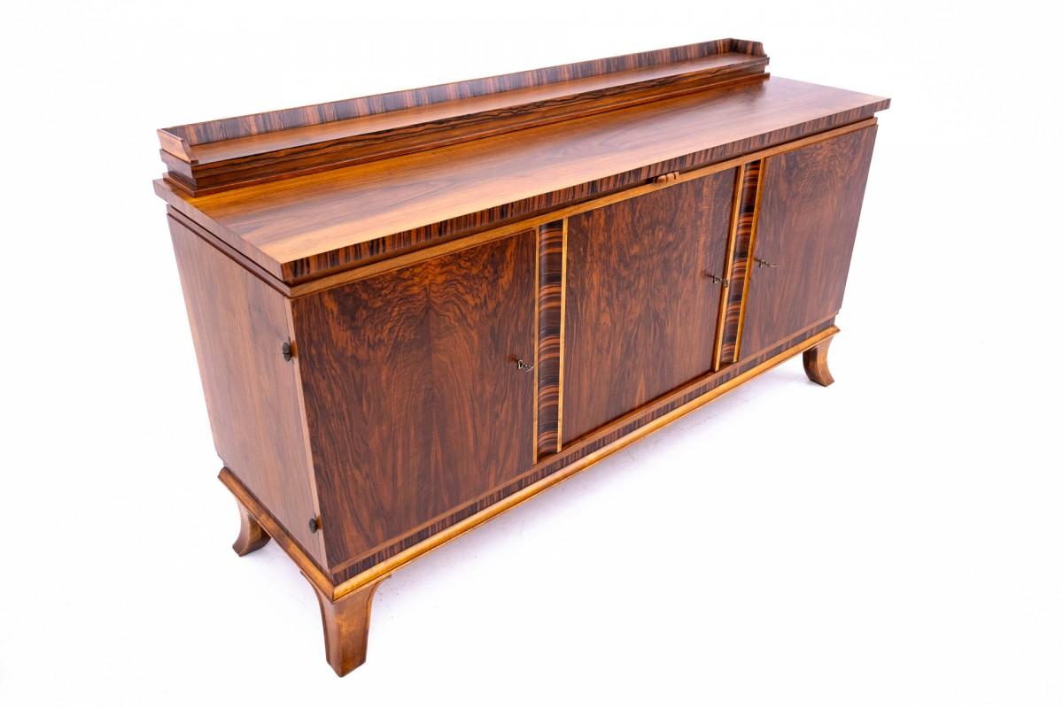 Polish Chest of drawers - Art Deco buffet, Poland, 1940s. For Sale