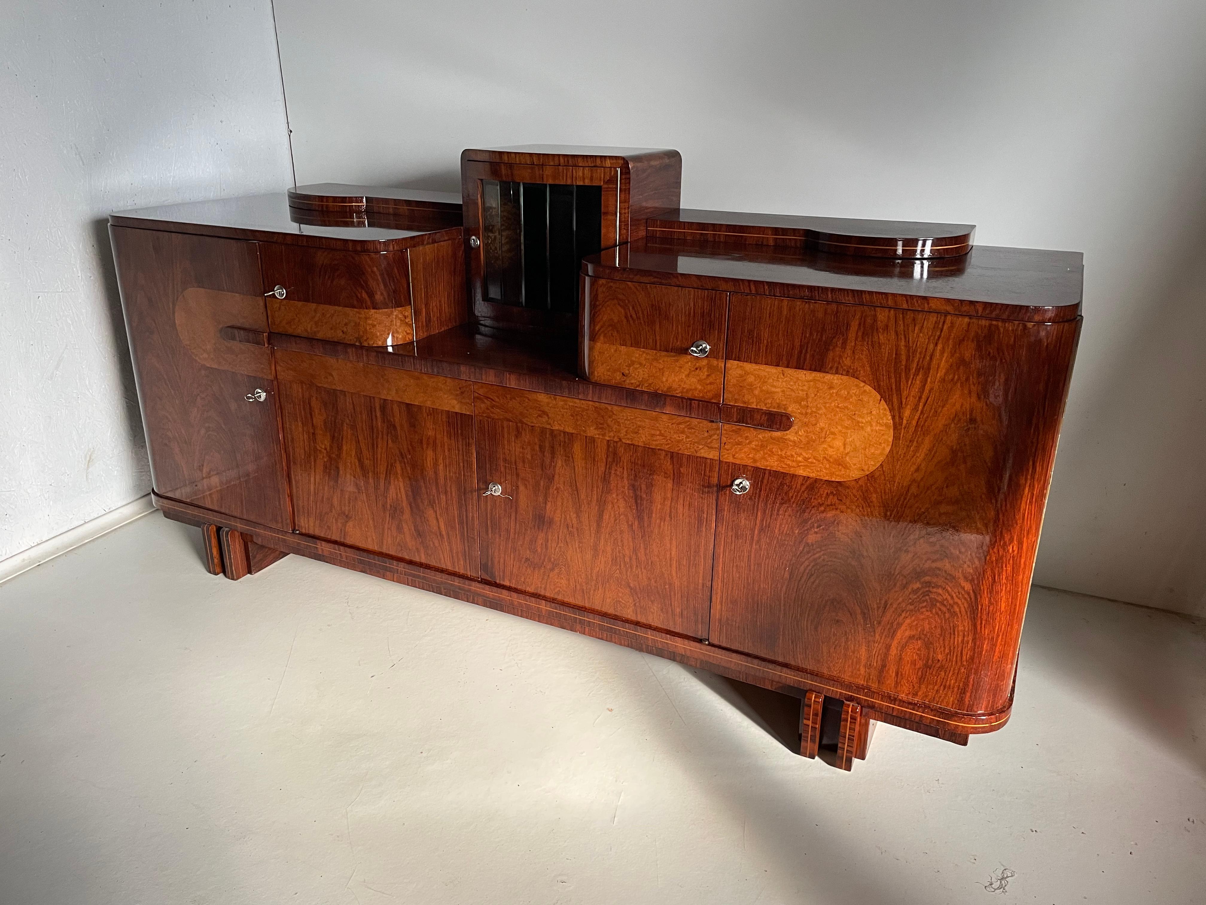 Polish Chest of Drawers Art Deco For Sale