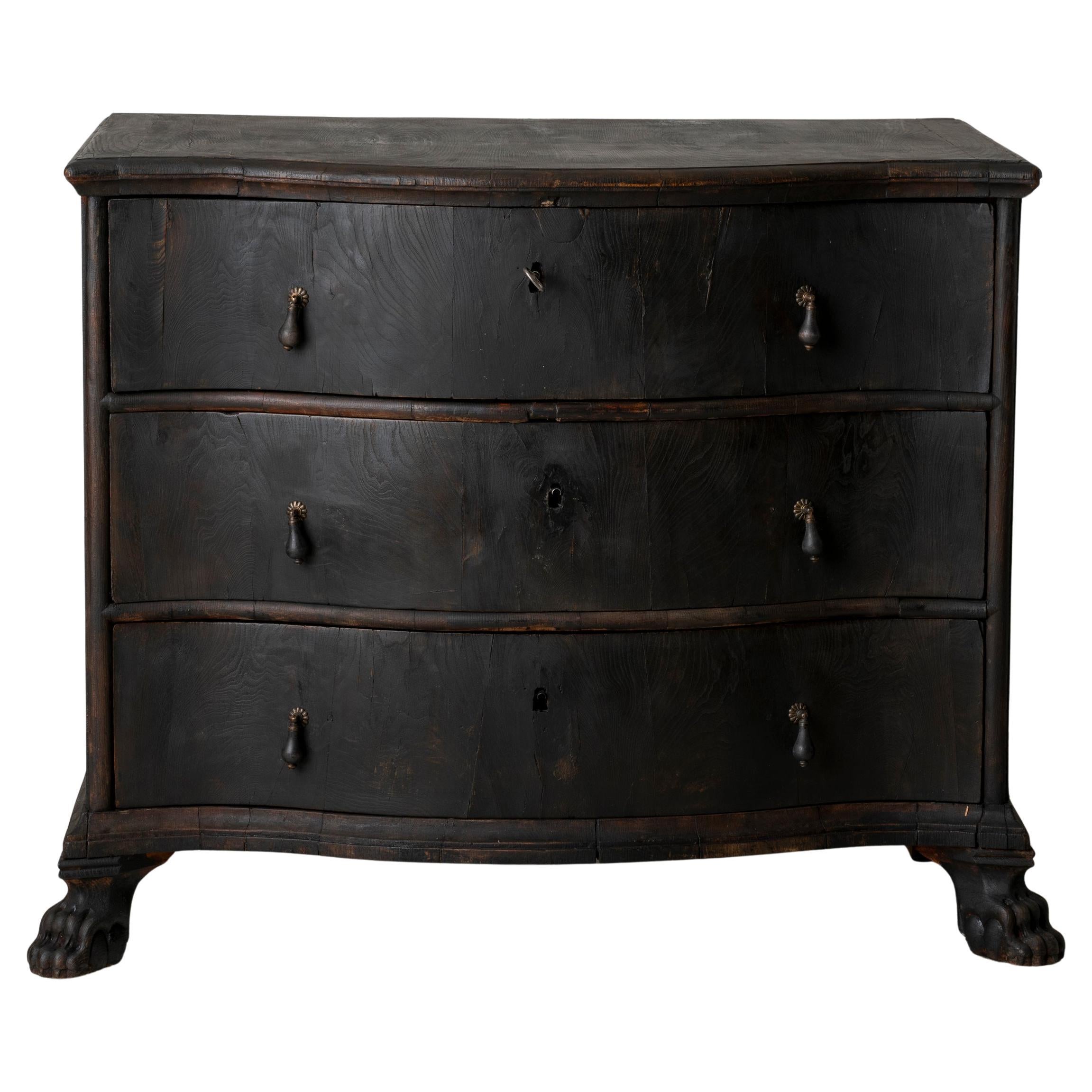 Kommode Barock Laserow Brown Schweden